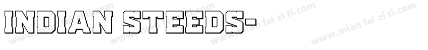 Indian Steeds字体转换